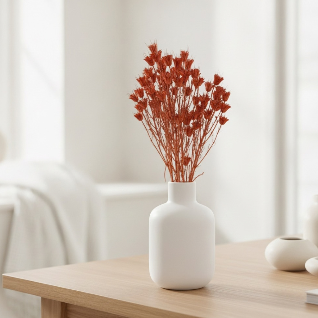 Sušená Nigella terracotta ve svazku 40 g o délce přibližně 40 cm do vázy, kytic a podzimních aranžmá